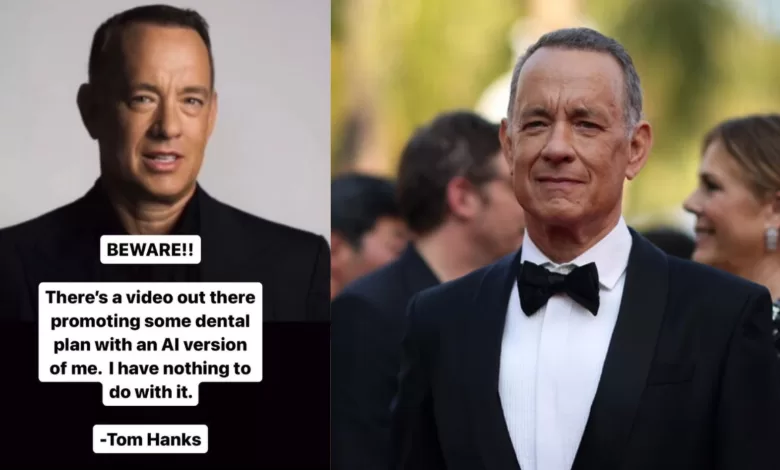 Tom Hanks clonato intelligenza artificiale