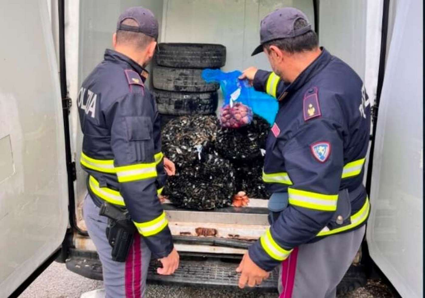 autostrada-a16-napoli-canosa-sequestro-vongole-cozze-pesce