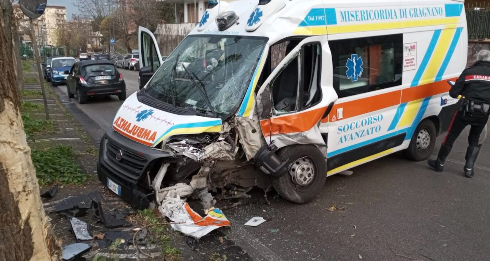 incidente ambulanza Castellammare