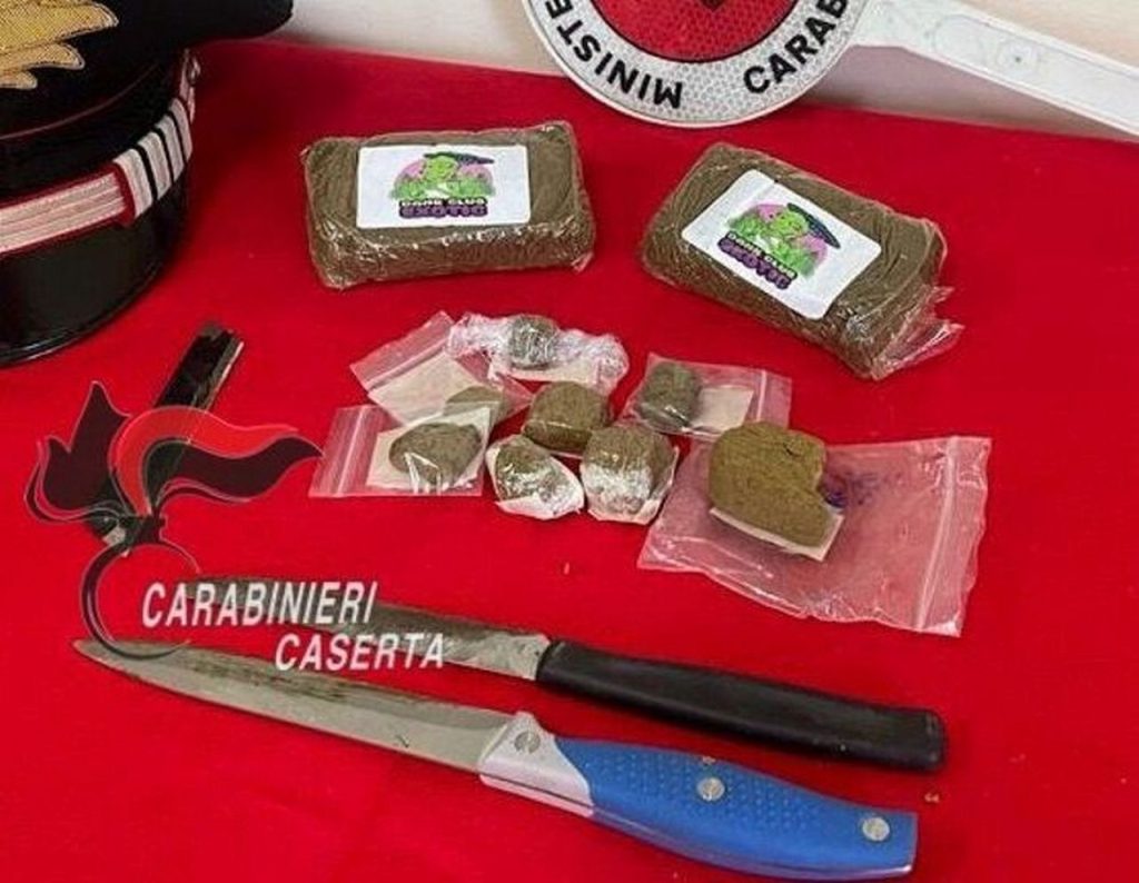 vitulazio-spacciatore-sorpreso-hashish-arrestato-18-gennaio