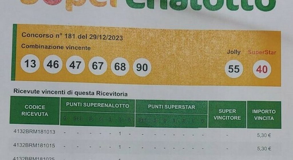 superenalotto pensionato vince rieti