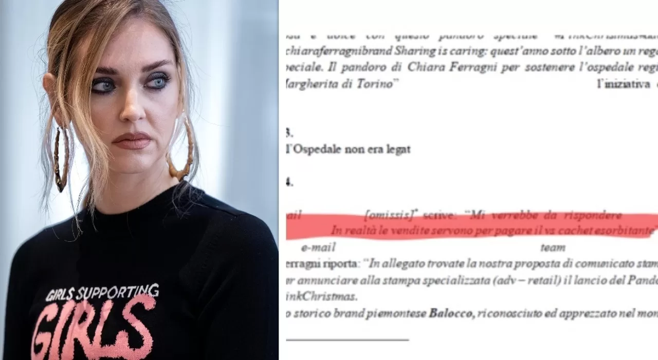 Chiara Ferragni pubblicate mail Balocco