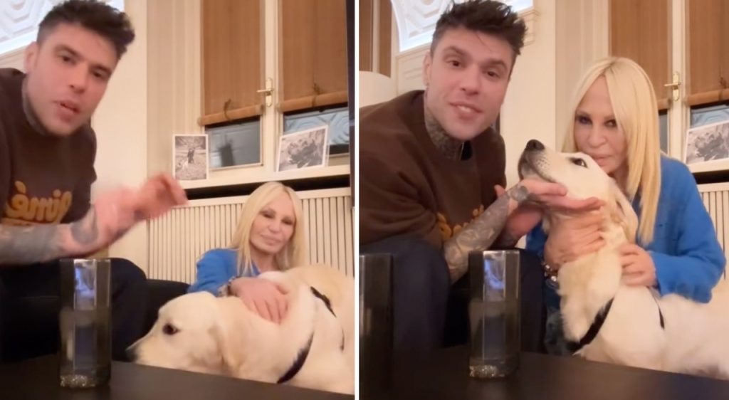 fedez paloma donatella versace