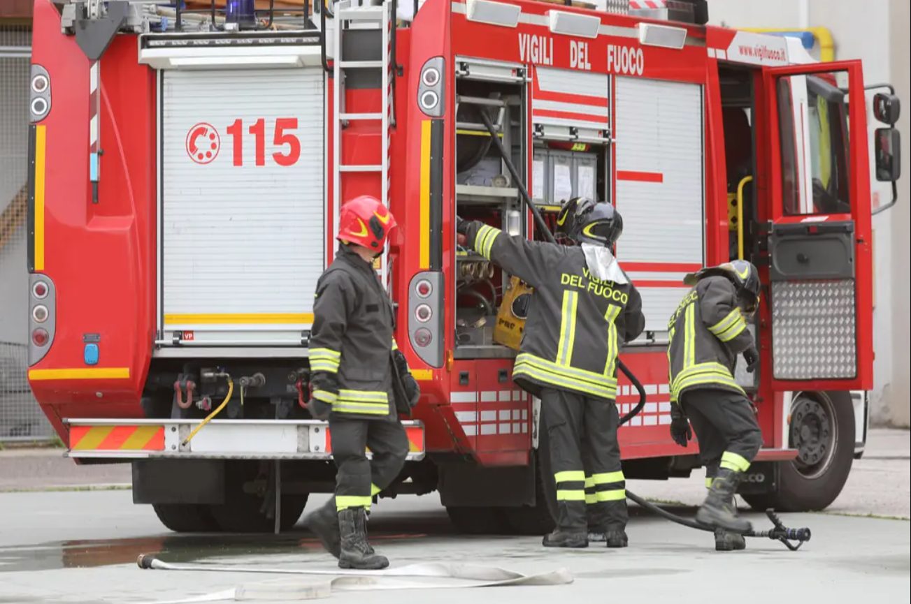 Caserta anziana caduta salvata Vigili