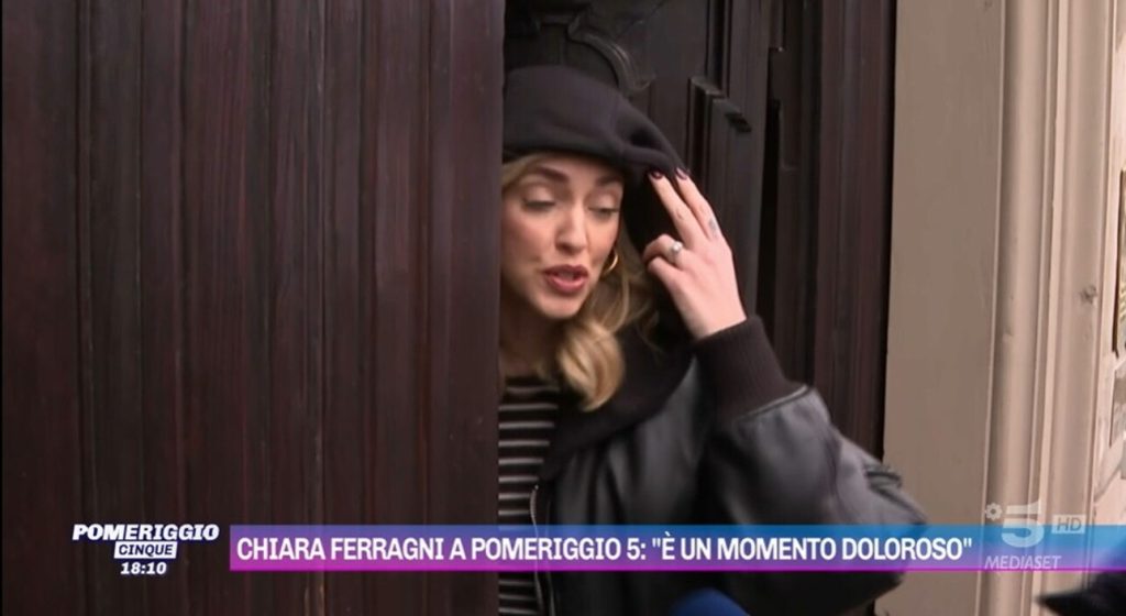 Chiara Ferragni Pomeriggio 5