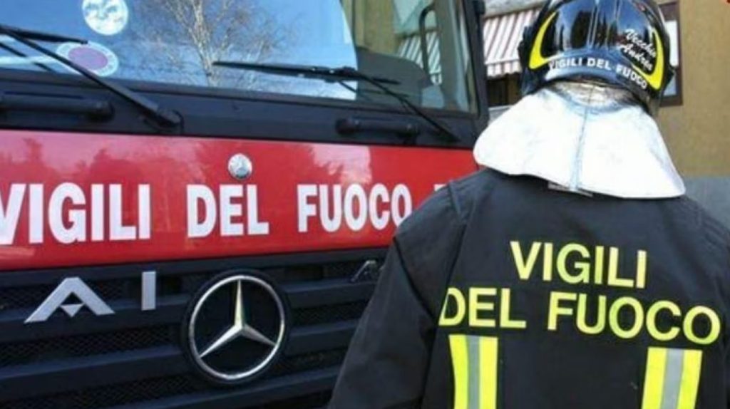 incendio appartamento in via Bernini Vomero