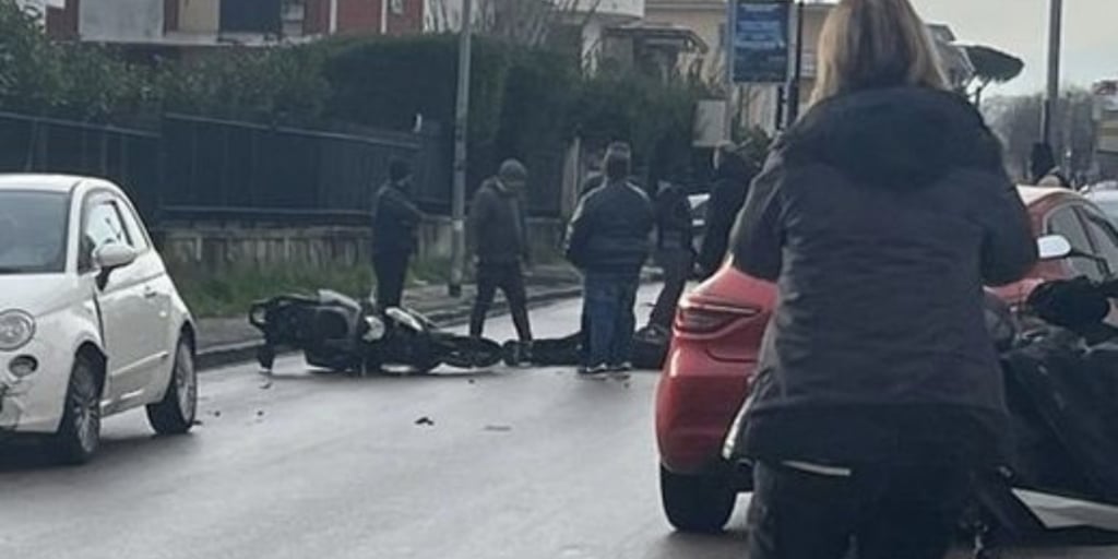 incidente scooter giugliano