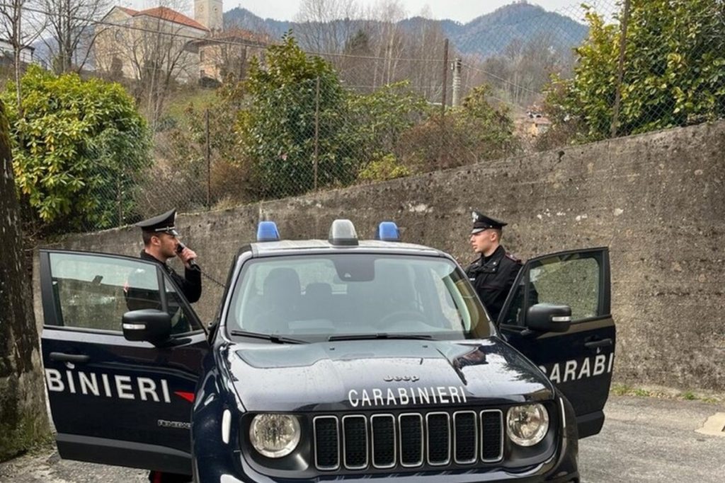 biella spinge ex scale aggredisce carabinieri arrestato