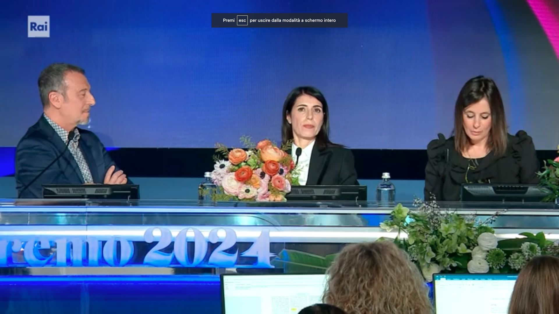 Sanremo 2024 conferenza stampa mercoledì 7 febbraio