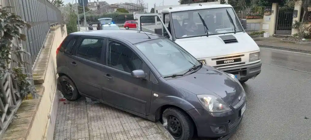 san giorgio sannio auto travolta camion