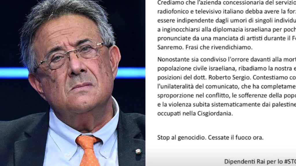 dipendenti Rai contestano AD Sergio