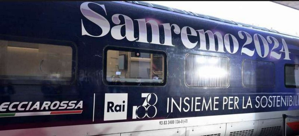 sanremo treno frecciarossa giornalisti dipendenti rai polemiche salvini