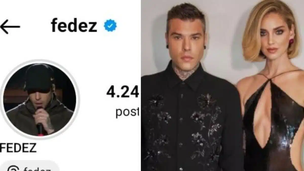 Fedez toglie foto Chiara manda messaggio