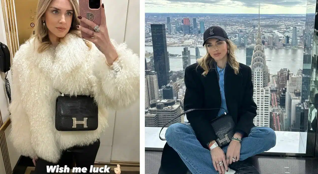 Chiara Ferragni New York strano messaggio ascensore