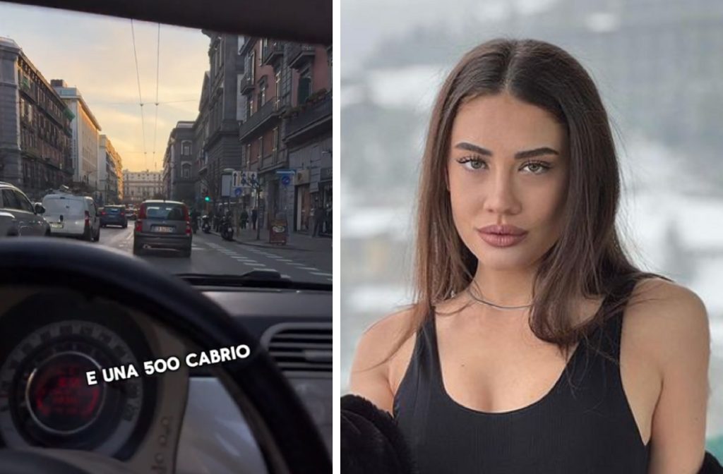 rubata auto napoli video influencer