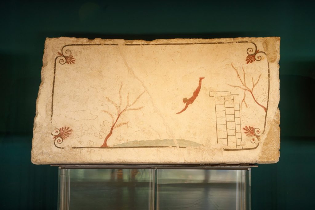 museo archeologico paestum tomba truffatore