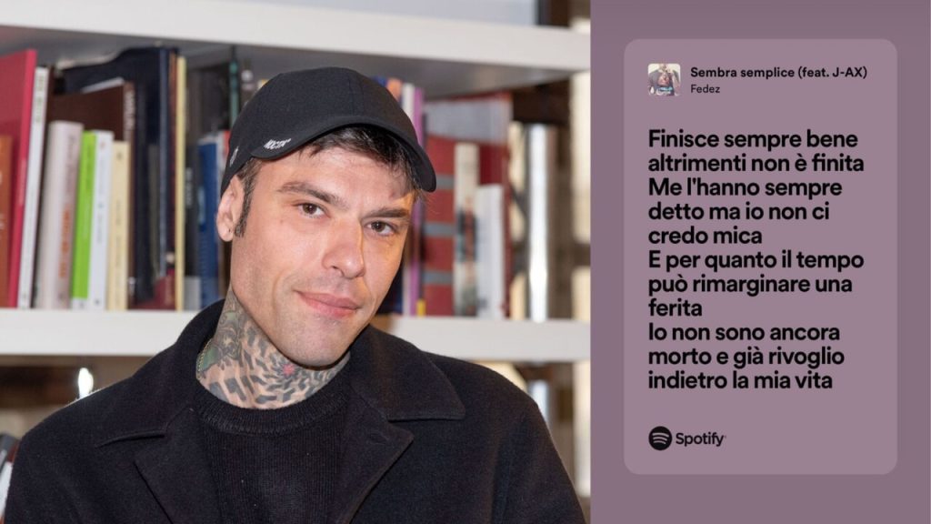 Fedez gesto social sembra rivolto crisi Chiara