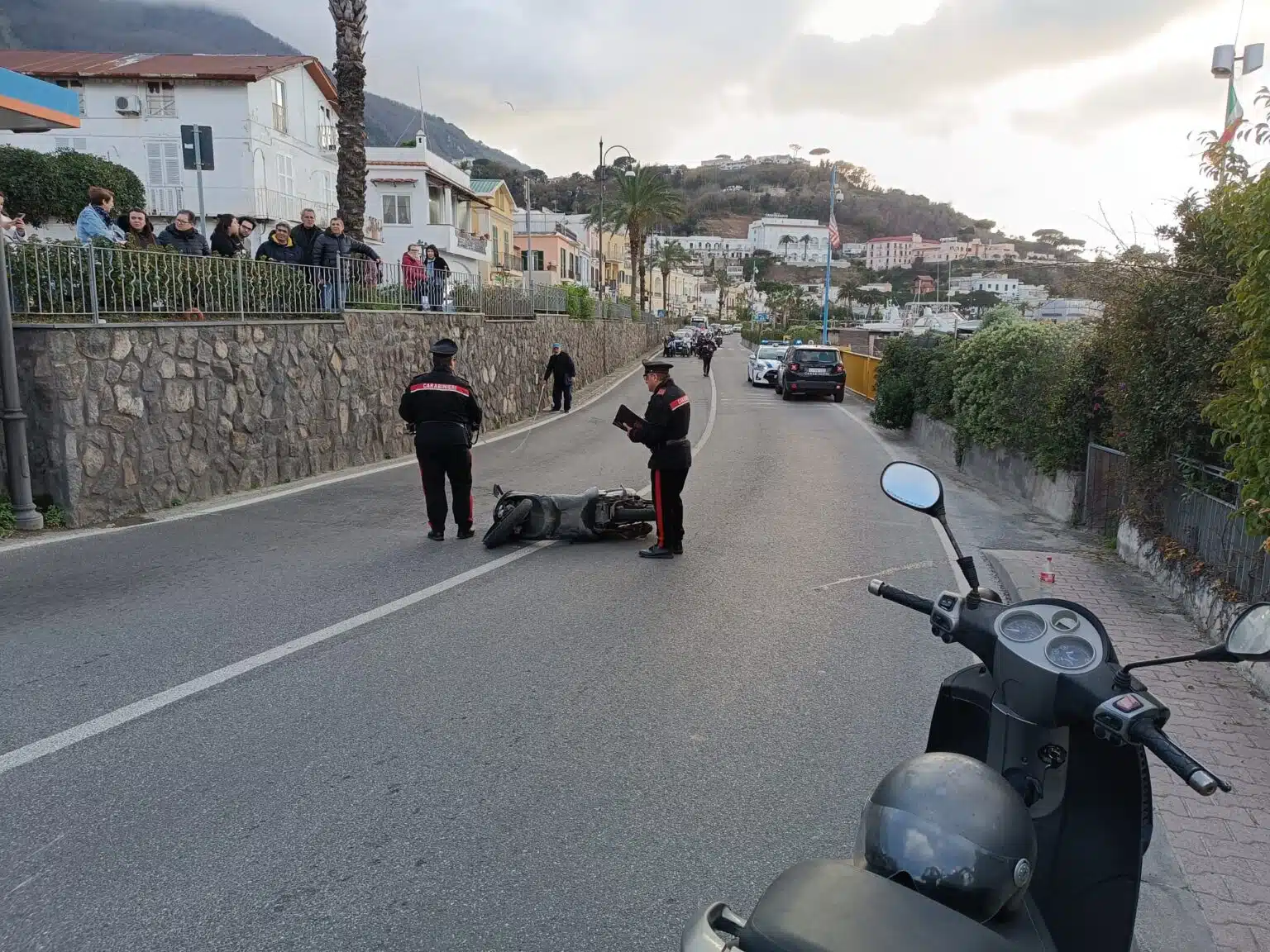 casamicciola terme incidente scooter