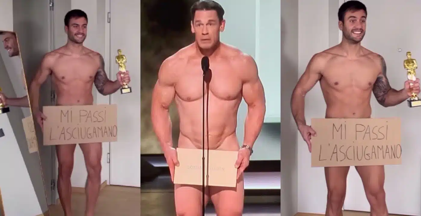 Pierpaolo Pretelli John Cena ricrea sketch Oscar 2024