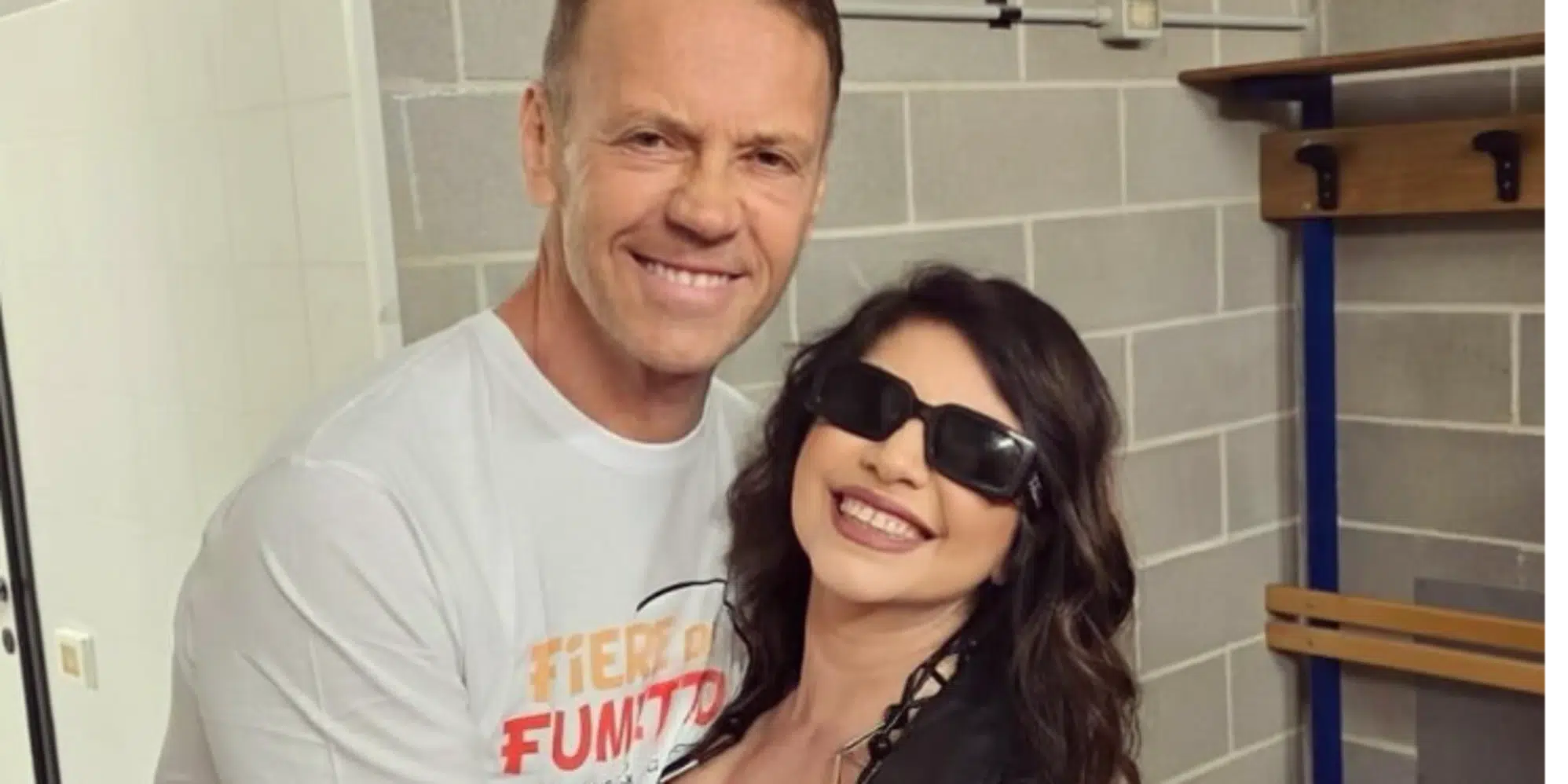 Rocco Siffredi insieme Cristina D'Avena