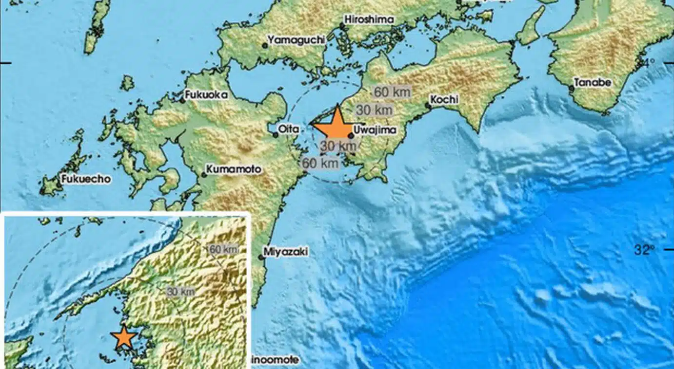 terremoto giappone oggi 17 aprile