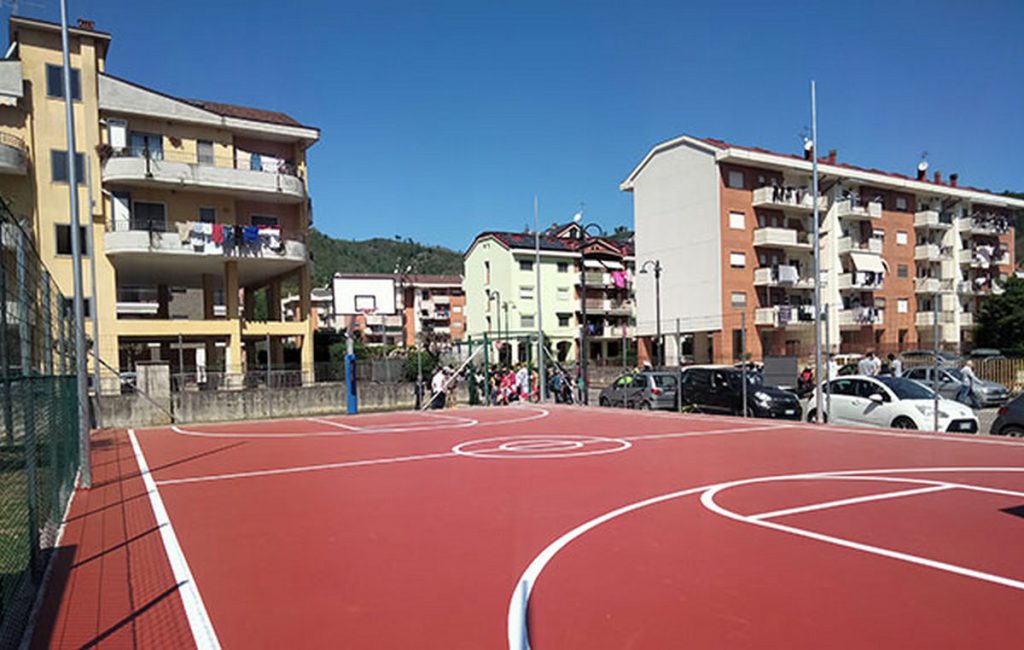 baronissi inaugurato campo street basket