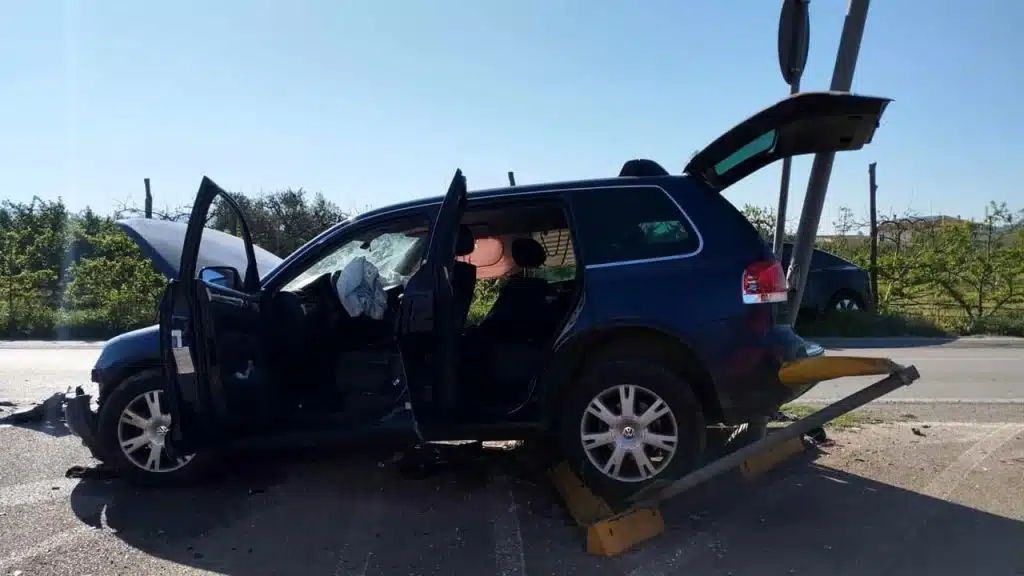 Teano incidente Strada Provinciale