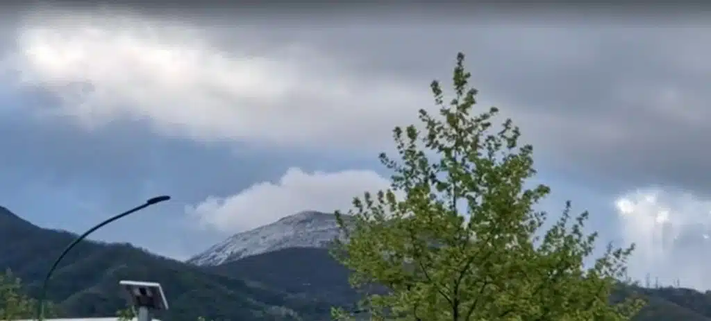 maltempo campania neve vesuvio