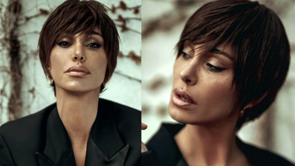 Belen Rodriguez cambia look mostra social capelli cortissimi