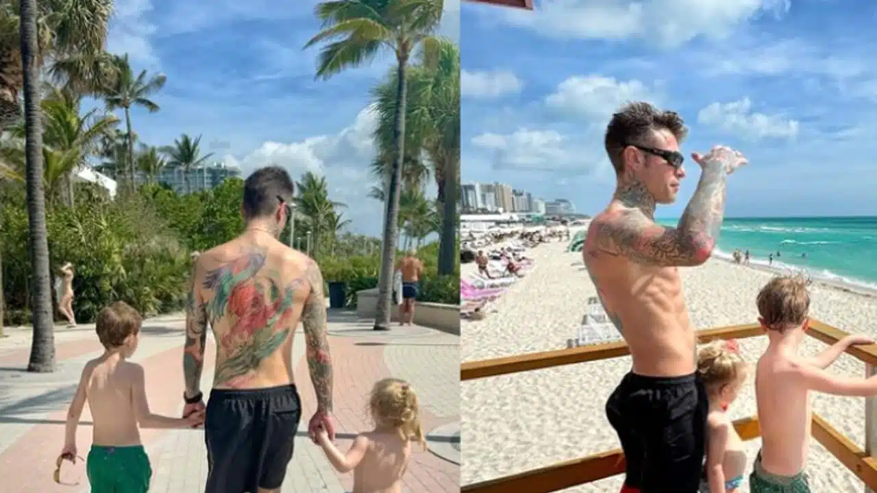 Fedez follower foto figli replica