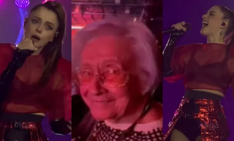concerto Annalisa zia Mariuccia fan 94 anni