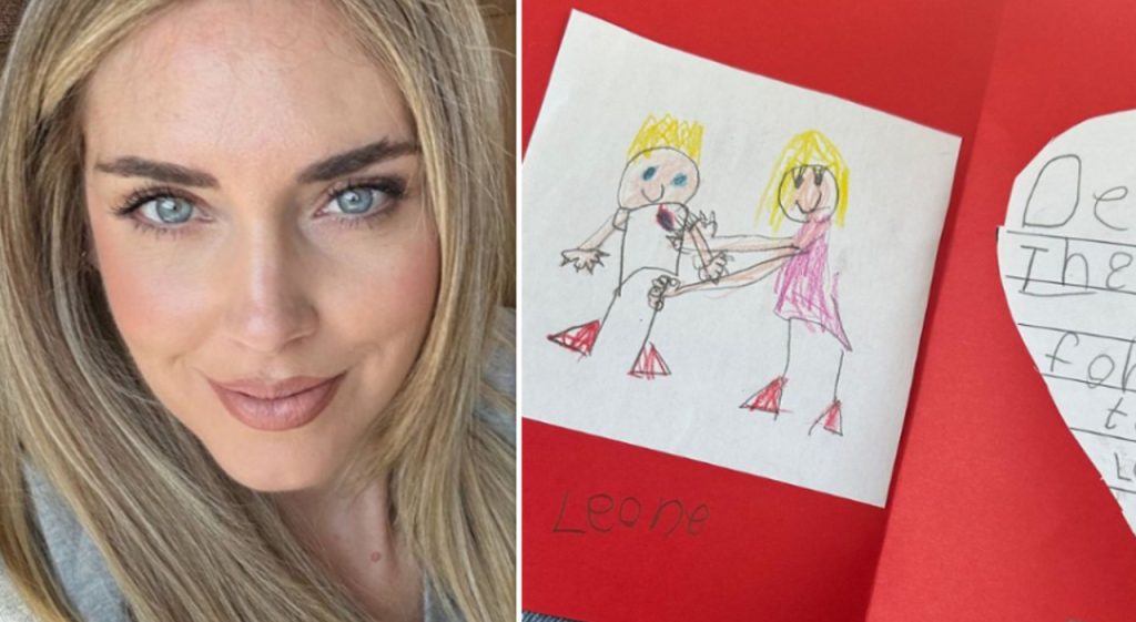 Chiara Ferragni festa mamma emozione biglietto Leone