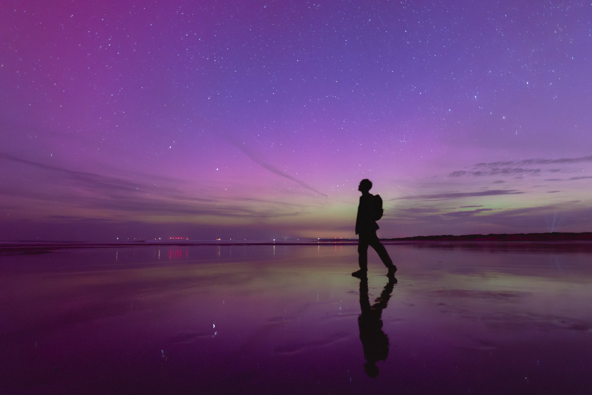 Tempesta solare foto aurora boreale