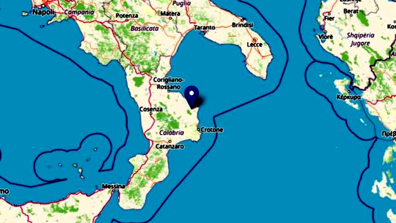 terremoto oggi calabria