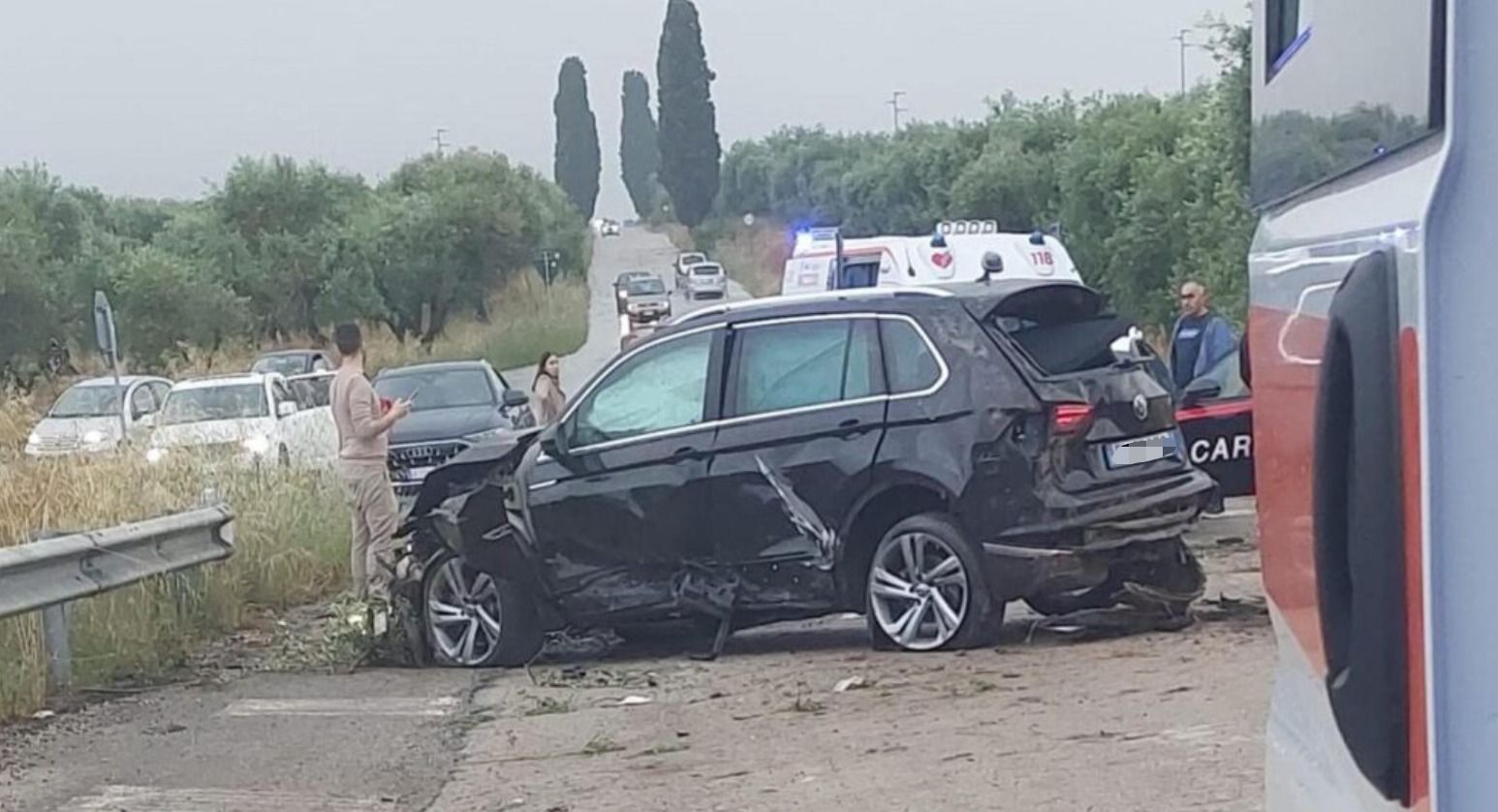 incidente Puglia neonata coma