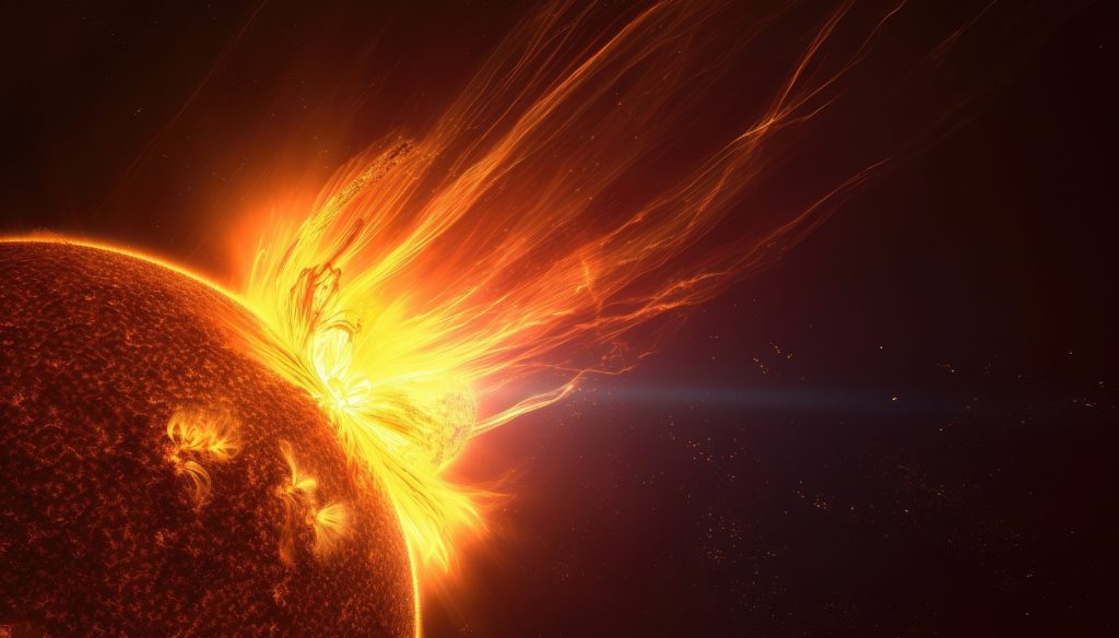 forte tempesta solare oggi 11 maggio 2024