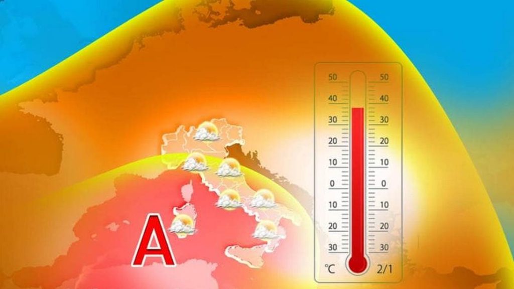 Italia arriva Gobba Cammello caldo picchi 40 gradi