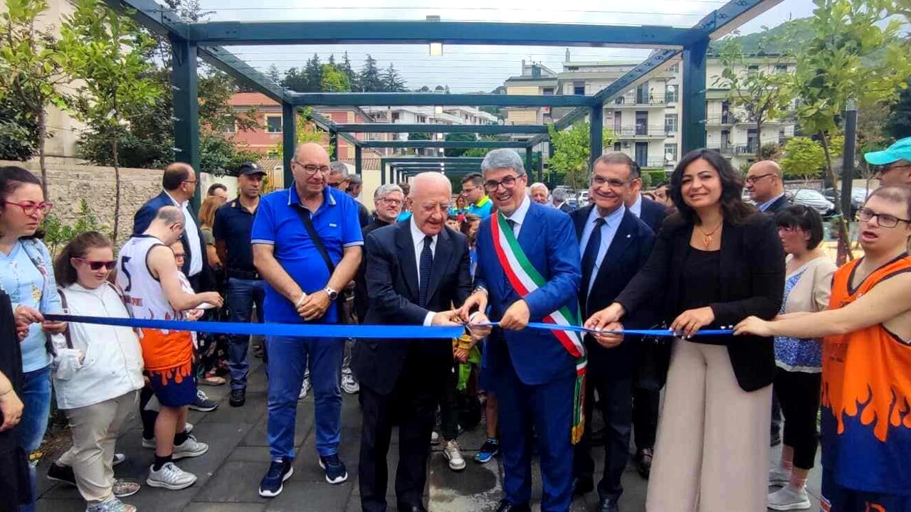 cava de' tirreni inaugurato parco san pietro