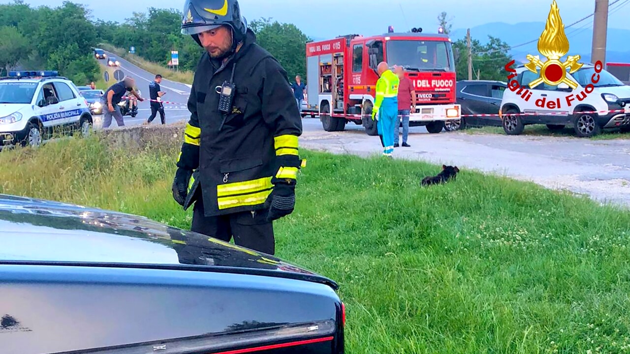 auto si ribalta morto sant'angelo lombardi