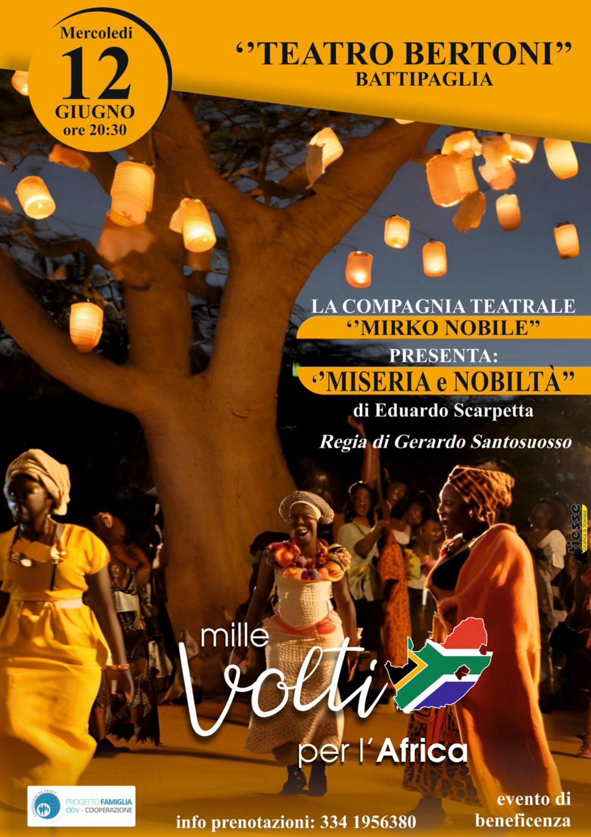 i mille volti per africa evento benefico battipaglia