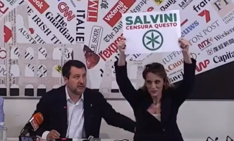 candidata Soldo piantina cannabis Salvini