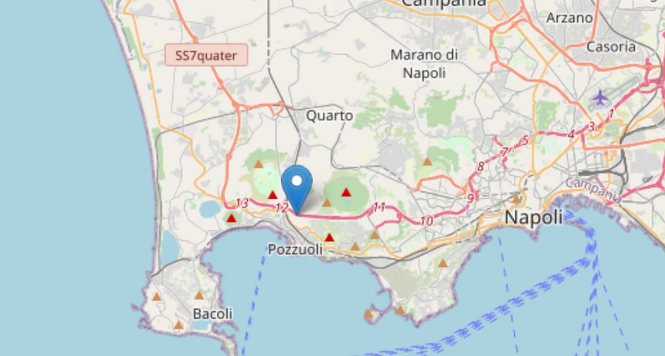 terremoto campi flegrei oggi 9 giugno