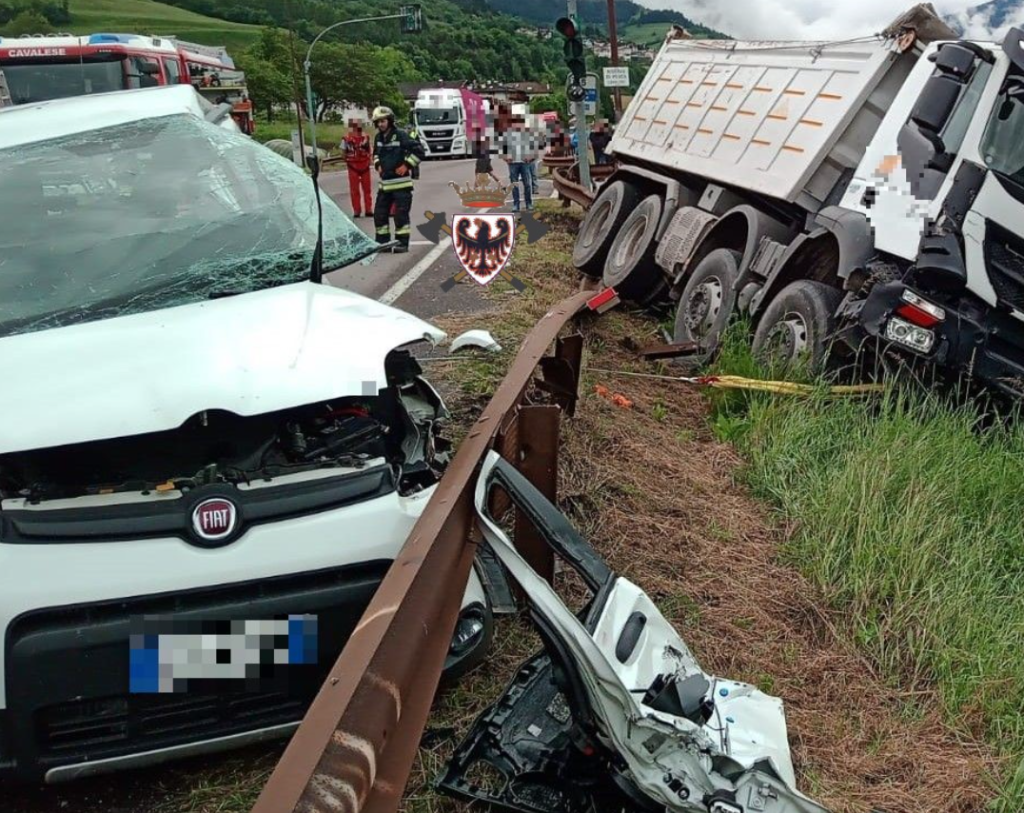 Trento incidente morto