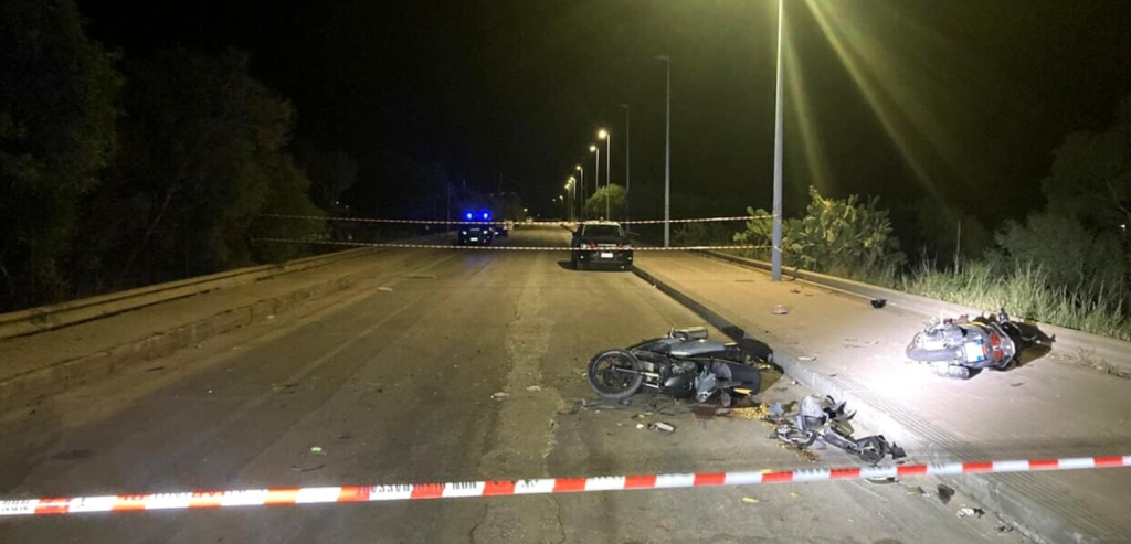 Agrigento incidente scooter morto ragazzo