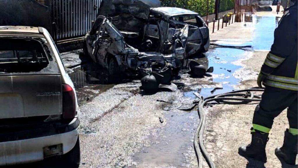 san marzano sarno auto esplode 14 giugno