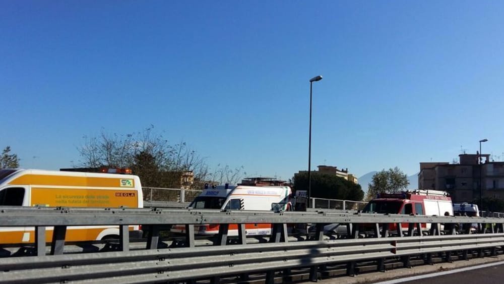 lacedonia incendio autostrada a16