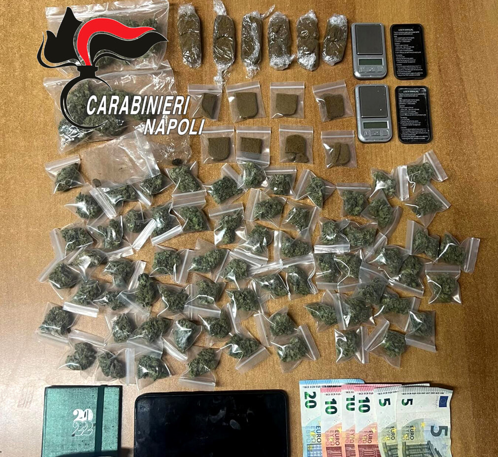 Droga arrestato 22enne Casoria 26 giugno