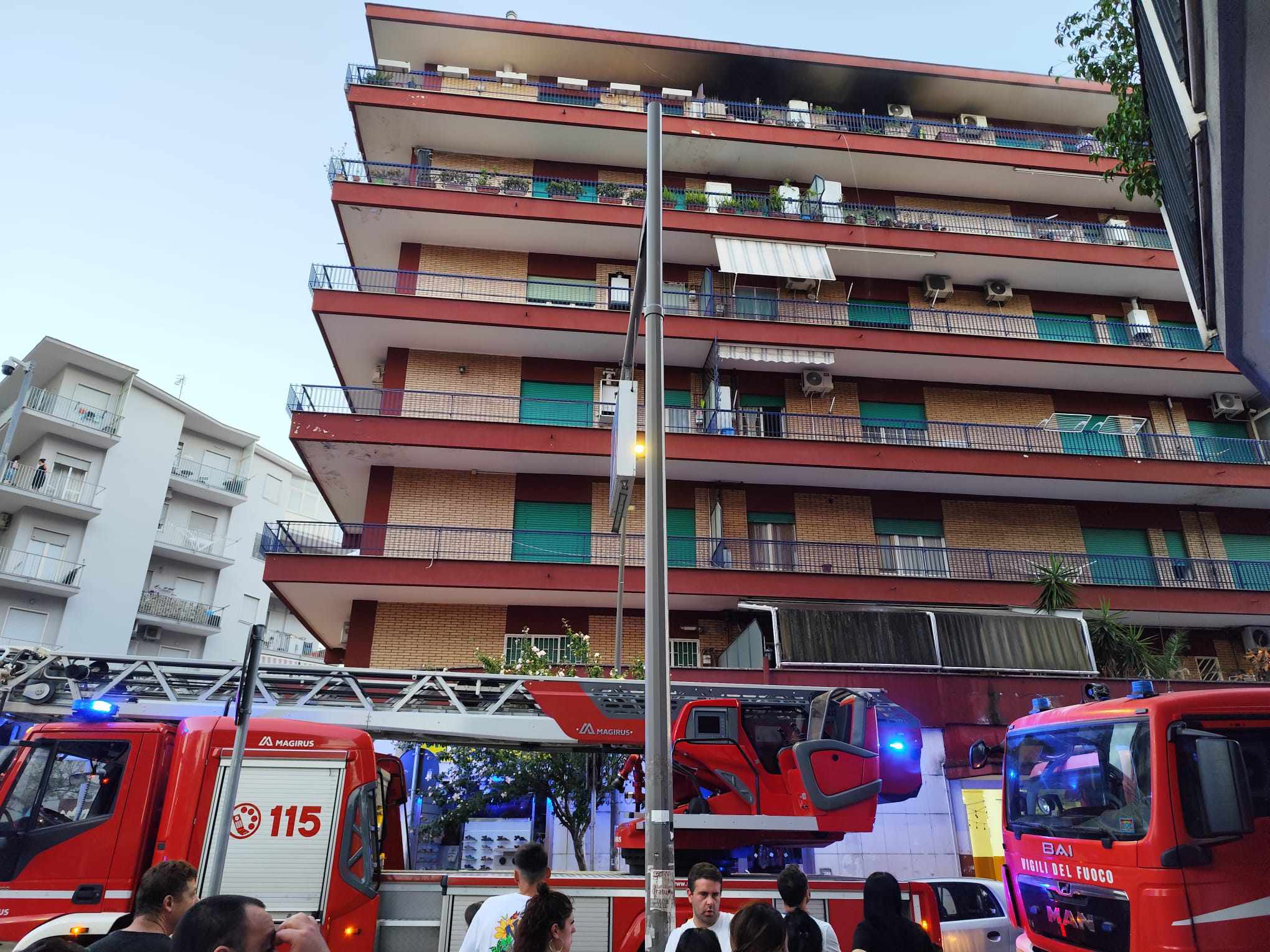 marano incendio casa