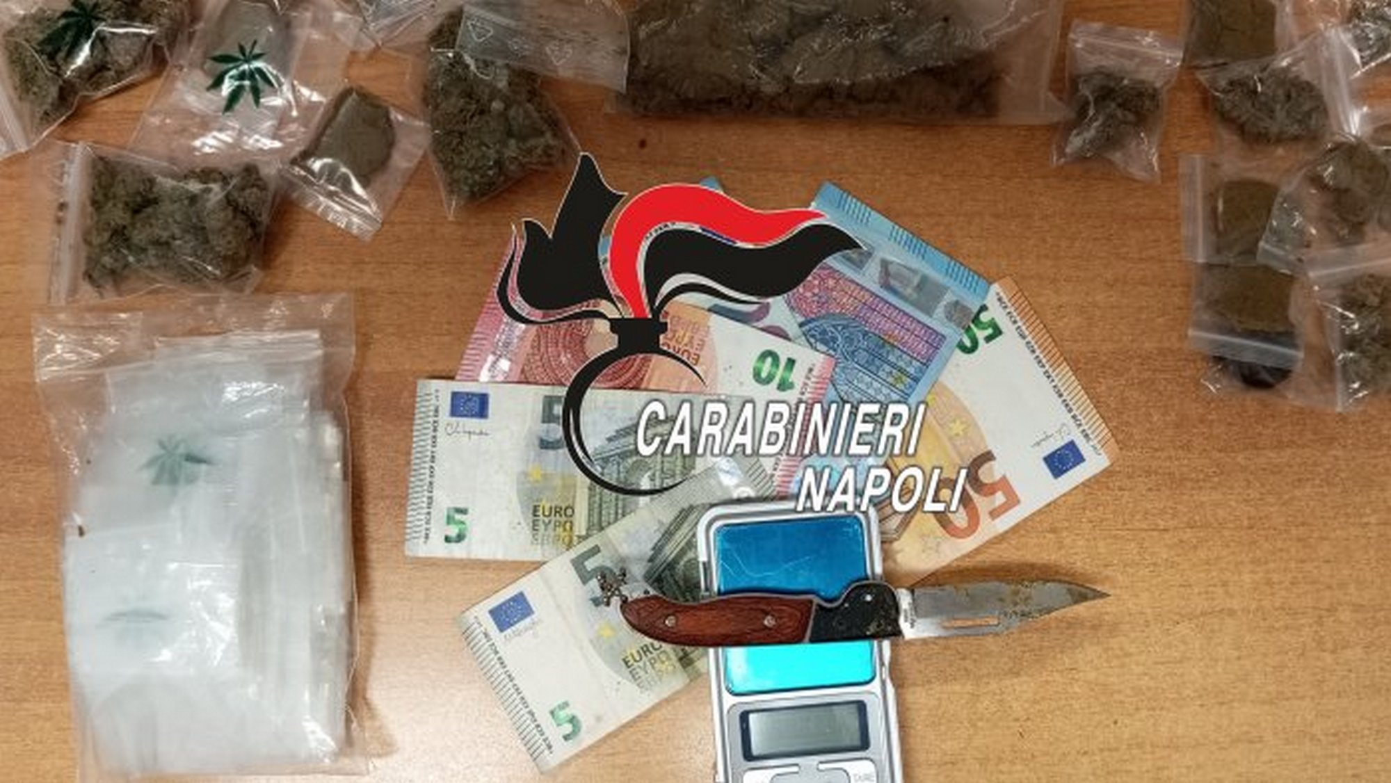 acerra marijuana hashish arrestato