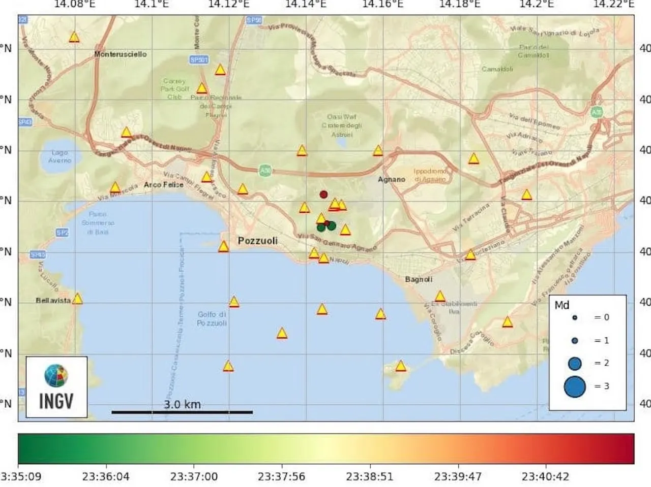 terremoto campi flagrei oggi 17 giugno